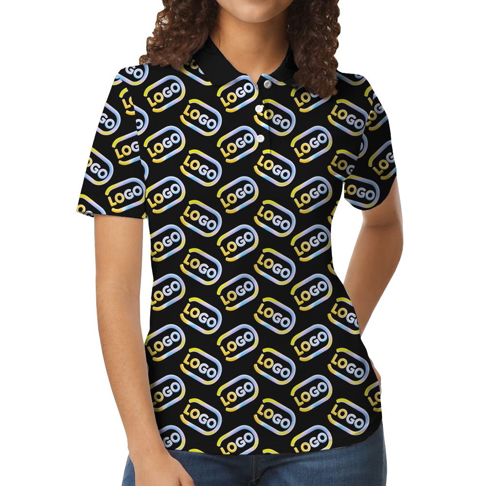 Company Logo Polo Shirts Instant With Preview for women