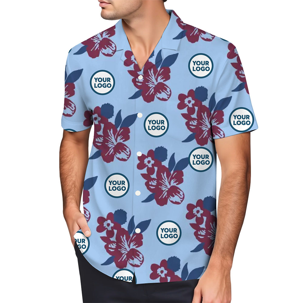 Custom Logo Hawaiian Shirt For Men Women 4