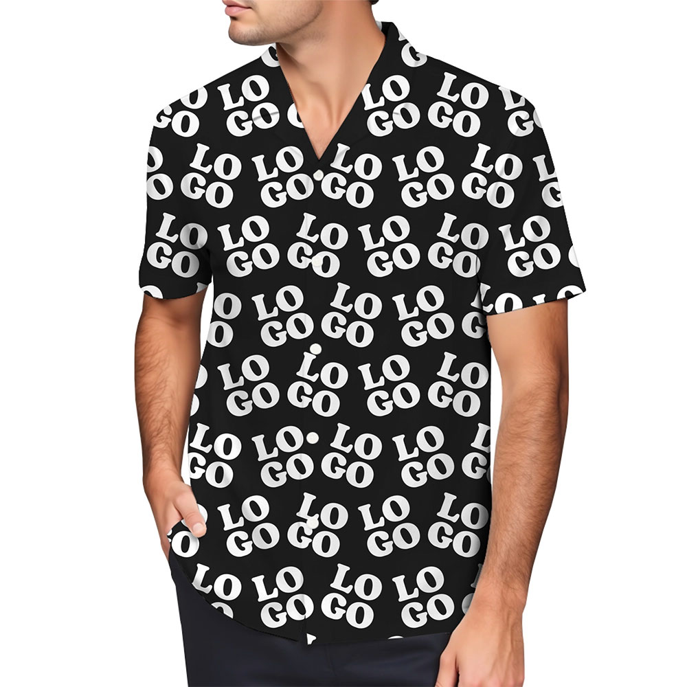 Custom Logo Hawaiian Shirt [Live Preview] 4