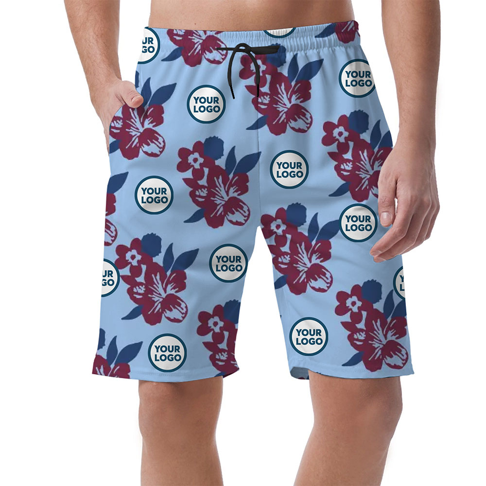 Custom Logo Hawaiian Shorts For Men 2