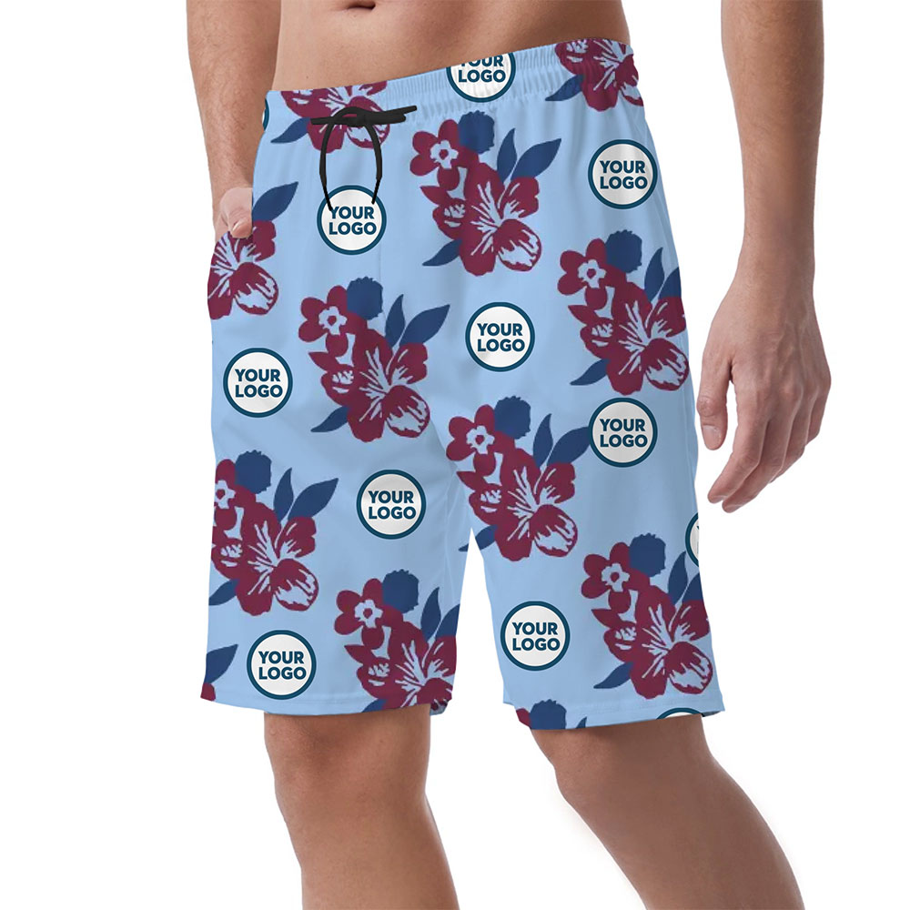 Custom Logo Hawaiian Shorts For Men 3