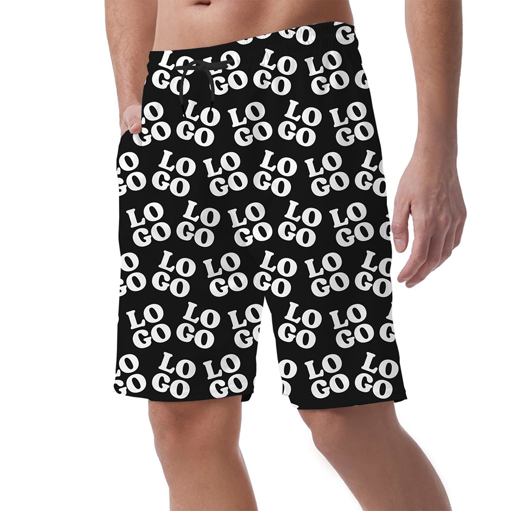 Custom Logo Hawaiian Shorts [Live Preview] 3