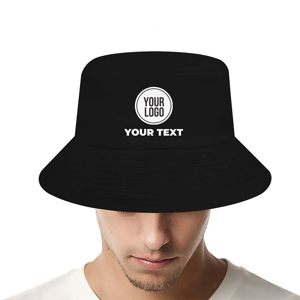 [Instant Preview] Custom Bucket Hat with Logo & Text 2
