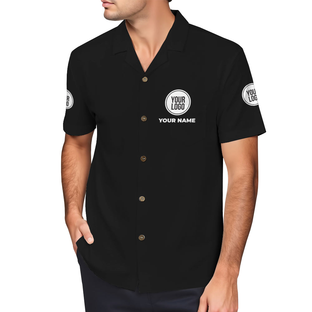 Instant Preview Custom Hawaiian Shirt With Logo and Text 