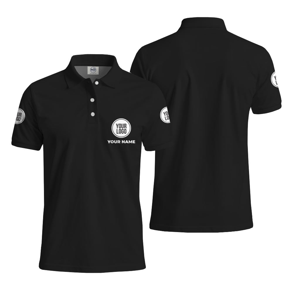 Instant Preview Custom Polo Shirt With Logo and Text